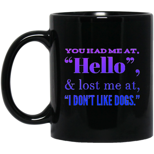 +Unique design Hello Dogs mug