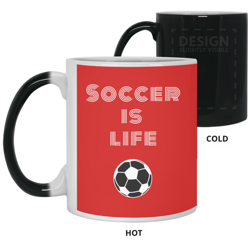 Unique design Soccer Is Life mug