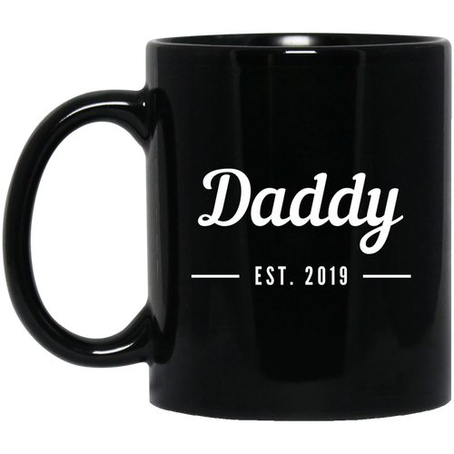 Unique design Daddy est. 2019 mug
