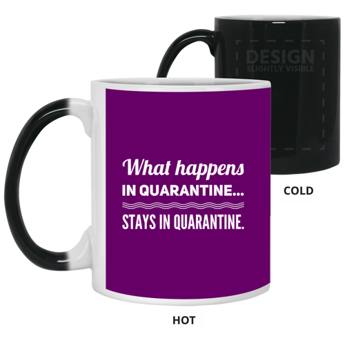 +Unique design Quarantine color-change mug