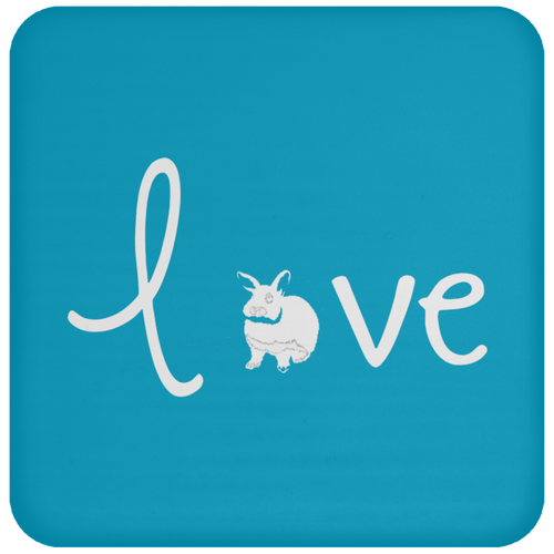 +Unique design Bunny Love coaster
