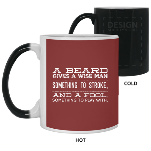 Unique design Beard Wise Man mug