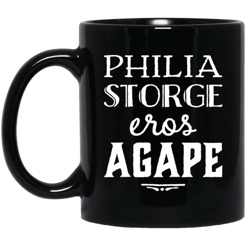 +Unique design Agape mug