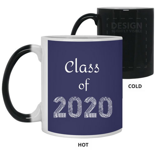 +Unique design Class of 2020 for Graduating Seniors color change mug
