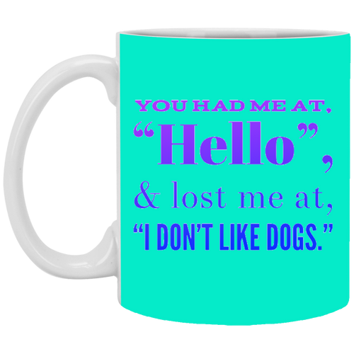 +Unique design Hello Dogs mug