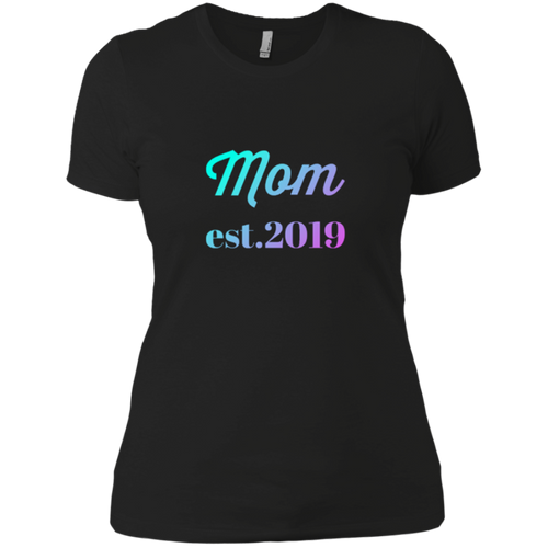 Unique design Mom est. 2019 shirt