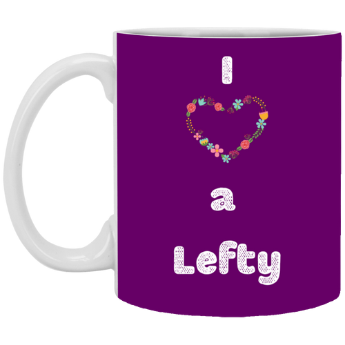 +Unique design Love A Lefty-color mug