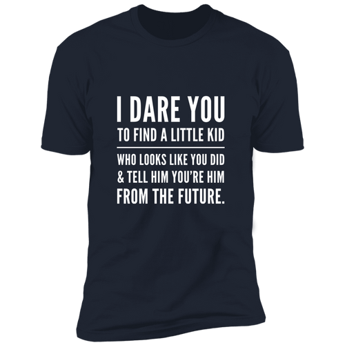 +Unique design I Dare You shirt