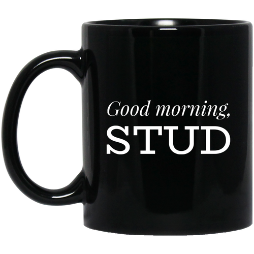 Unique design Good Morning Stud mug