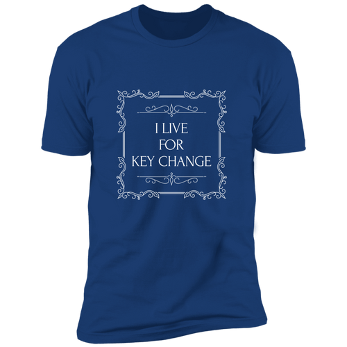 +Unique design Key Change shirt