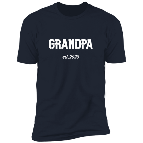 +Unique design Grandpa est. 2020 t-shirt