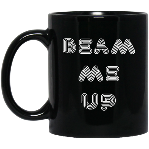 +Unique design Beam Me Up mug