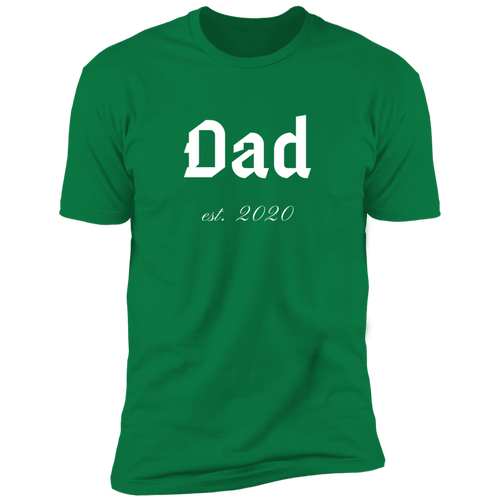 +Unique design Dad est. 2020 t-shirt