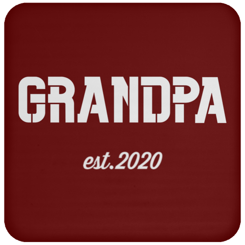 +Unique design Grandpa est. 2020 coaster