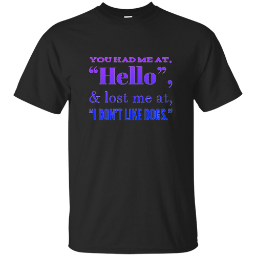 +Unique design Hello Dogs shirt
