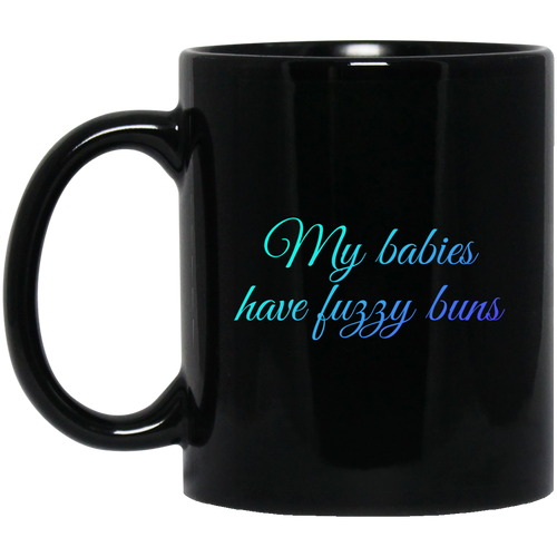 +Unique design Fuzzy Buns mug