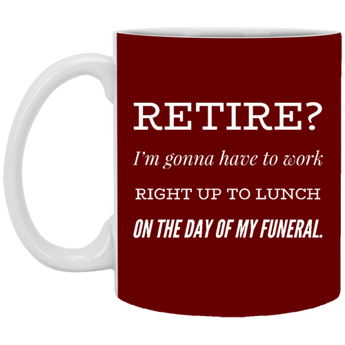 Unique design Retirement mug