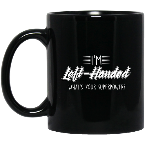 Unique design Left-Handed Super Power mug