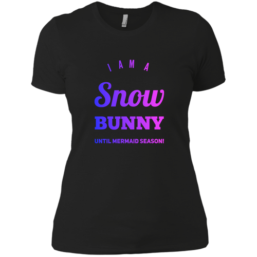 Unique design Snow Bunny-pink shirt