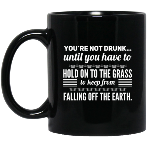 +Unique design Falling Off The Earth mug