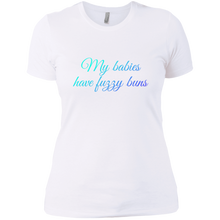 Load image into Gallery viewer, NL3900 Next Level Ladies&#39; Boyfriend T-Shirt Unique design Fuzzy Buns