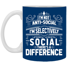 Load image into Gallery viewer, XP8434 11 oz. White Mug Unique design Selectively Social