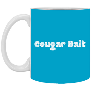 XP8434 11 oz. White Mug Unique design Cougar Bait