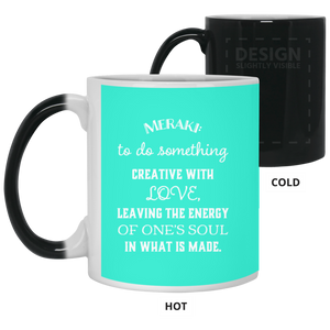 21150 11 oz. Color Changing Mug Unique design Meraki