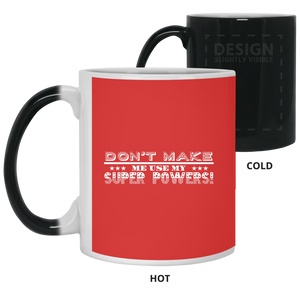 21150 11 oz. Color Changing Mug Unique design Super Powers