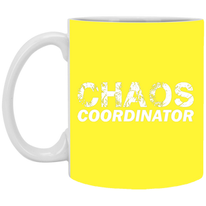 XP8434 11 oz. White Mug Unique design Chaos Coordinator