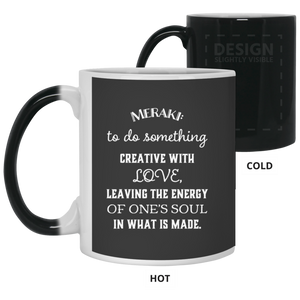 21150 11 oz. Color Changing Mug Unique design Meraki