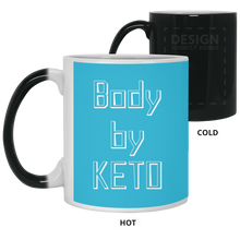 Load image into Gallery viewer, 21150 11 oz. Color Changing Mug Unique design Body By Keto