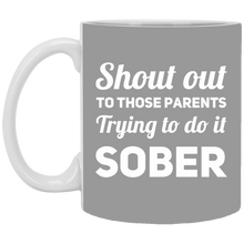 Load image into Gallery viewer, XP8434 11 oz. White Mug Unique design Sober