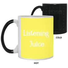 Load image into Gallery viewer, 21150 11 oz. Color Changing Mug Unique design Listening Juice