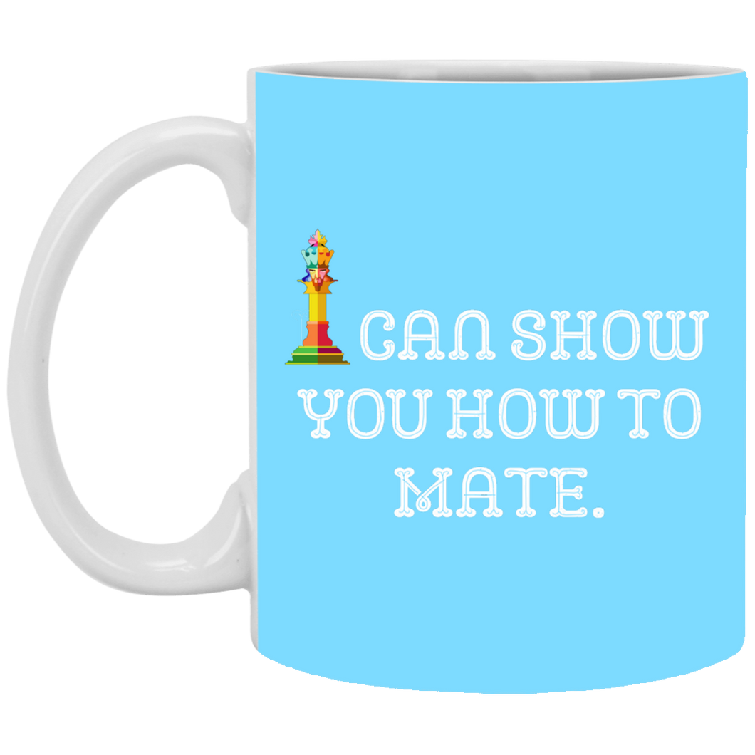 XP8434 11 oz. White Mug Unique design Show You How To Mate