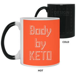 21150 11 oz. Color Changing Mug Unique design Body By Keto