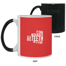 Load image into Gallery viewer, 21150 11 oz. Color Changing Mug Unique design Dealer Has All His Teeth