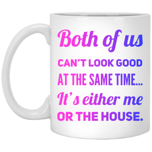 XP8434 11 oz. White Mug Unique design Both Of Us