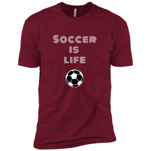 Load image into Gallery viewer, NL3600 Next Level Premium Short Sleeve T-Shirt Unique design Soccer Is Life