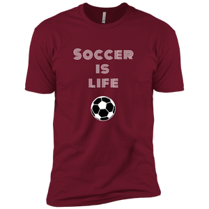 NL3600 Next Level Premium Short Sleeve T-Shirt Unique design Soccer Is Life