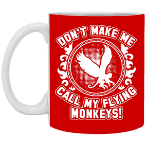 XP8434 11 oz. White Mug Unique design Flying Monkeys