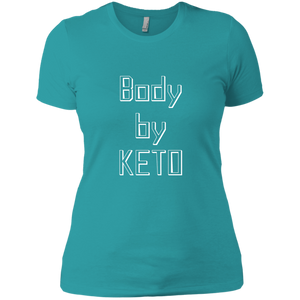 NL3900 Next Level Ladies' Boyfriend T-Shirt Unique design Body By Keto