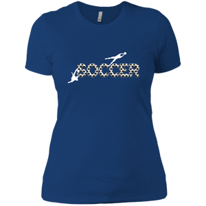 NL3900 Next Level Ladies' Boyfriend T-Shirt Unique design Soccer Players