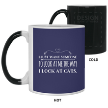 Load image into Gallery viewer, 21150 11 oz. Color Changing Mug Unique design Look At Cats