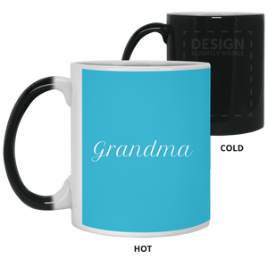 21150 11 oz. Color Changing Mug Unique design Grandma