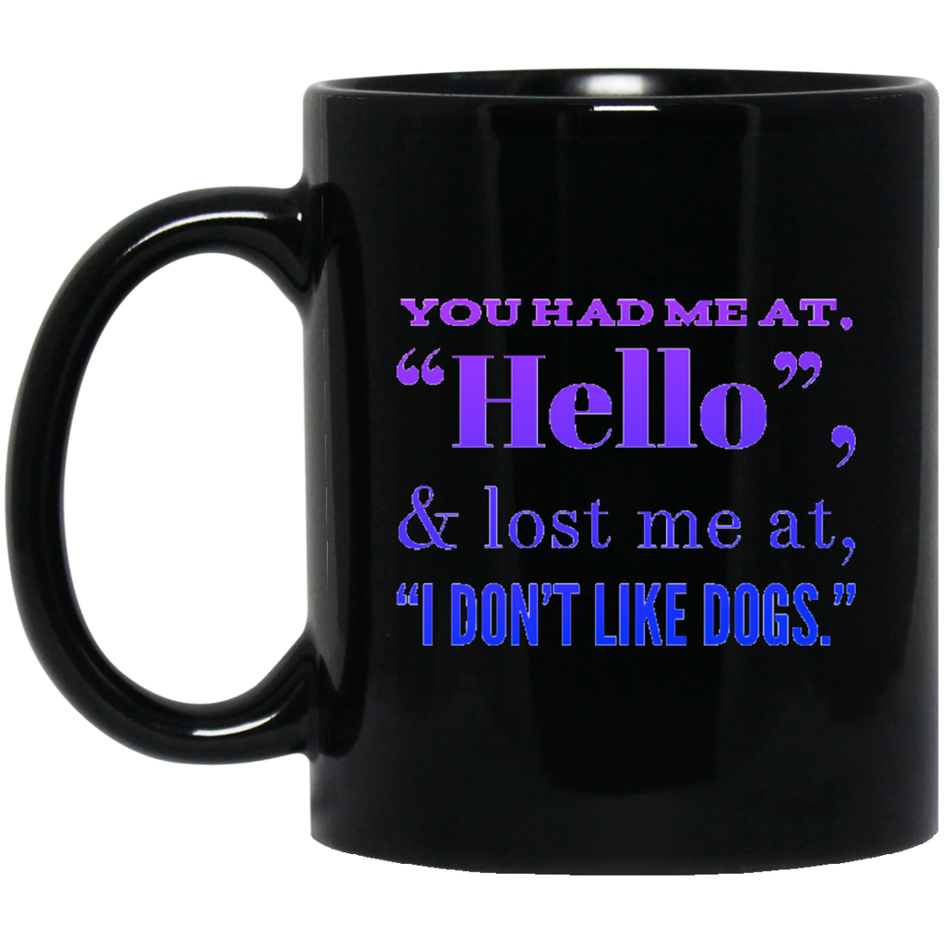 +Unique design Hello Dogs mug