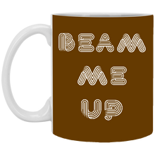 Load image into Gallery viewer, XP8434 11 oz. White Mug Unique Design Beam Me Up