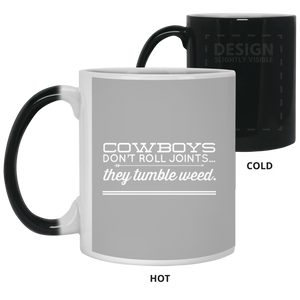 21150 11 oz. Color Changing Mug Unique design Tumble Weed