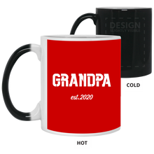 Load image into Gallery viewer, 21150 11 oz. Color Changing Mug Unique design Grandpa est. 2020