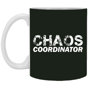 XP8434 11 oz. White Mug Unique design Chaos Coordinator